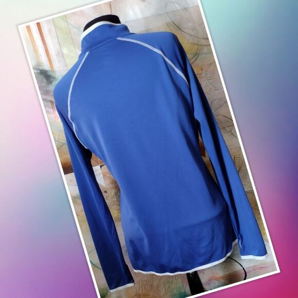 MAJESTIC FAN FASHION CHICAGO CUBS 1/4 ZIP TOP LIGHTLY FLEECE LINED SIZE LARGE - Picture 1 of 4